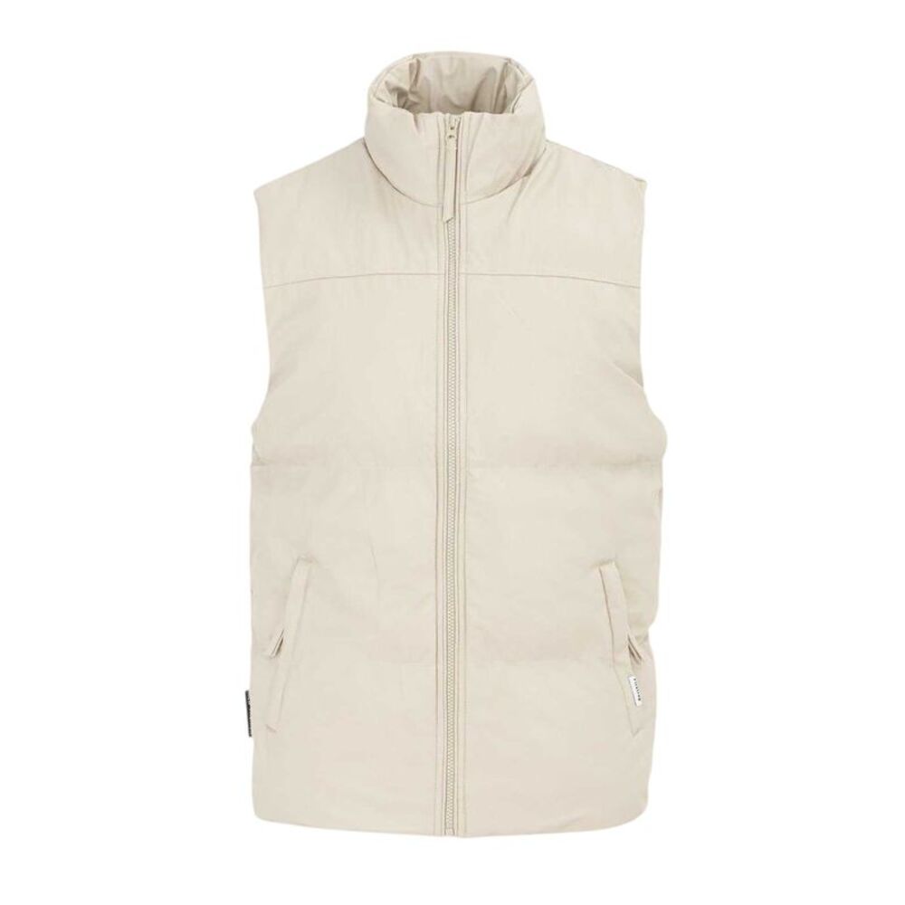 Firetrap Mens PU Padded Vest / White